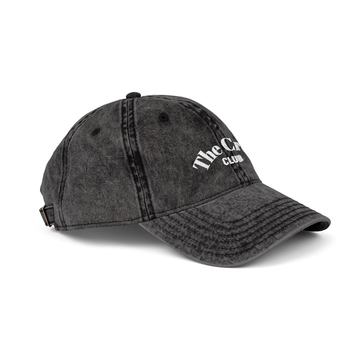 Vintage Embroidered Cap | The Crew Club