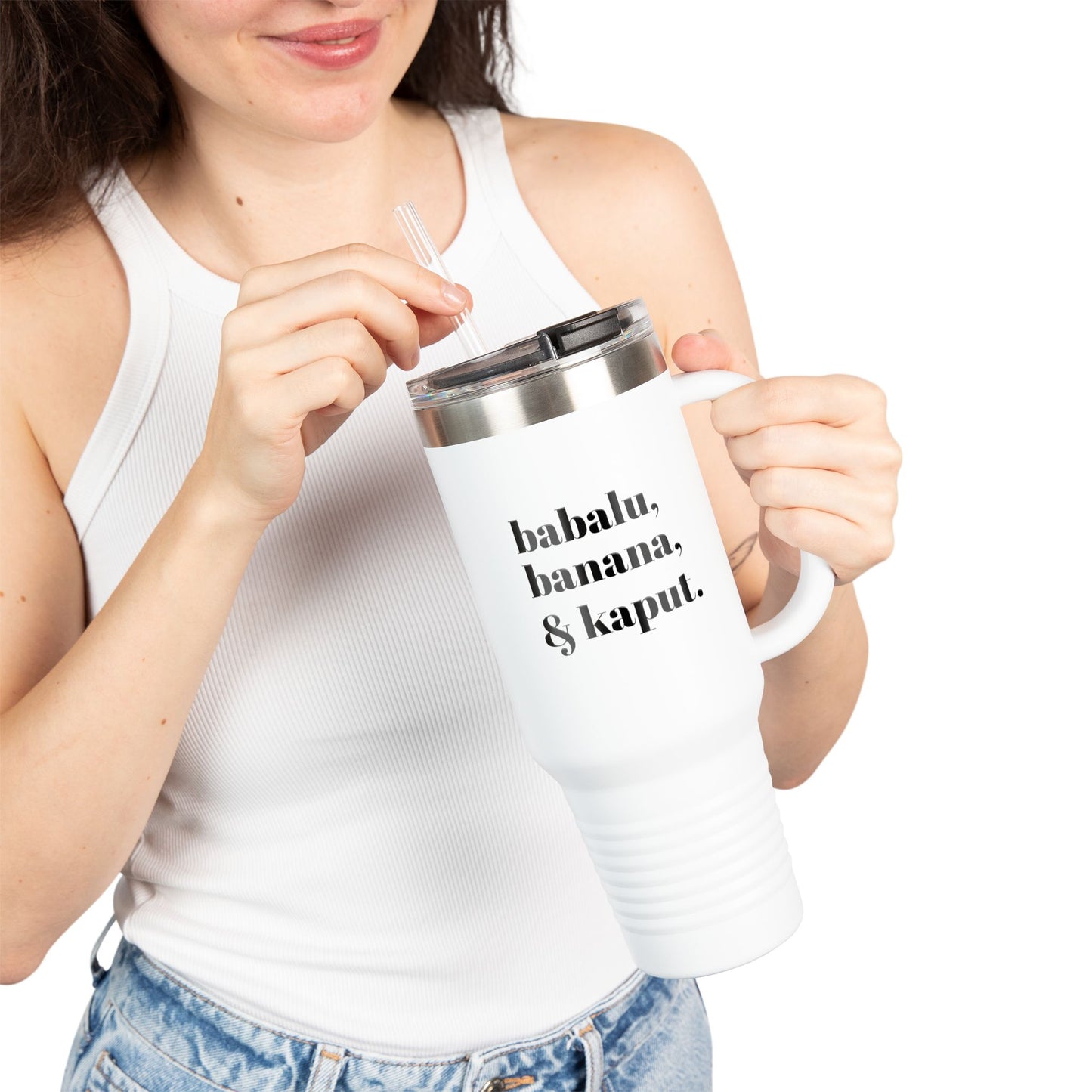 Crew Jargon insulated Travel Mug
