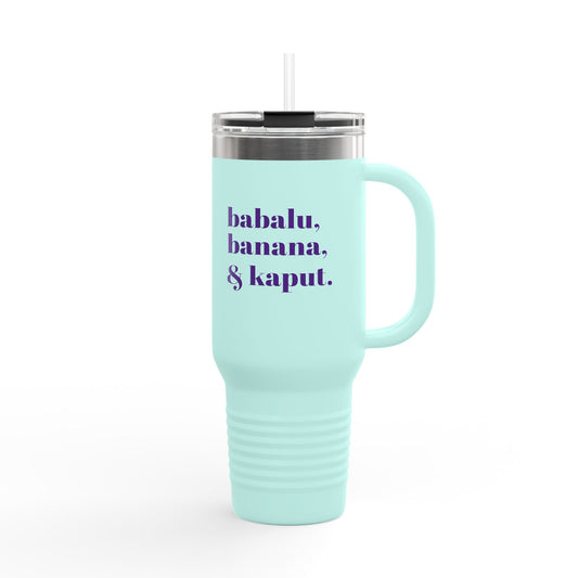 Crew Jargon insulated Travel Mug