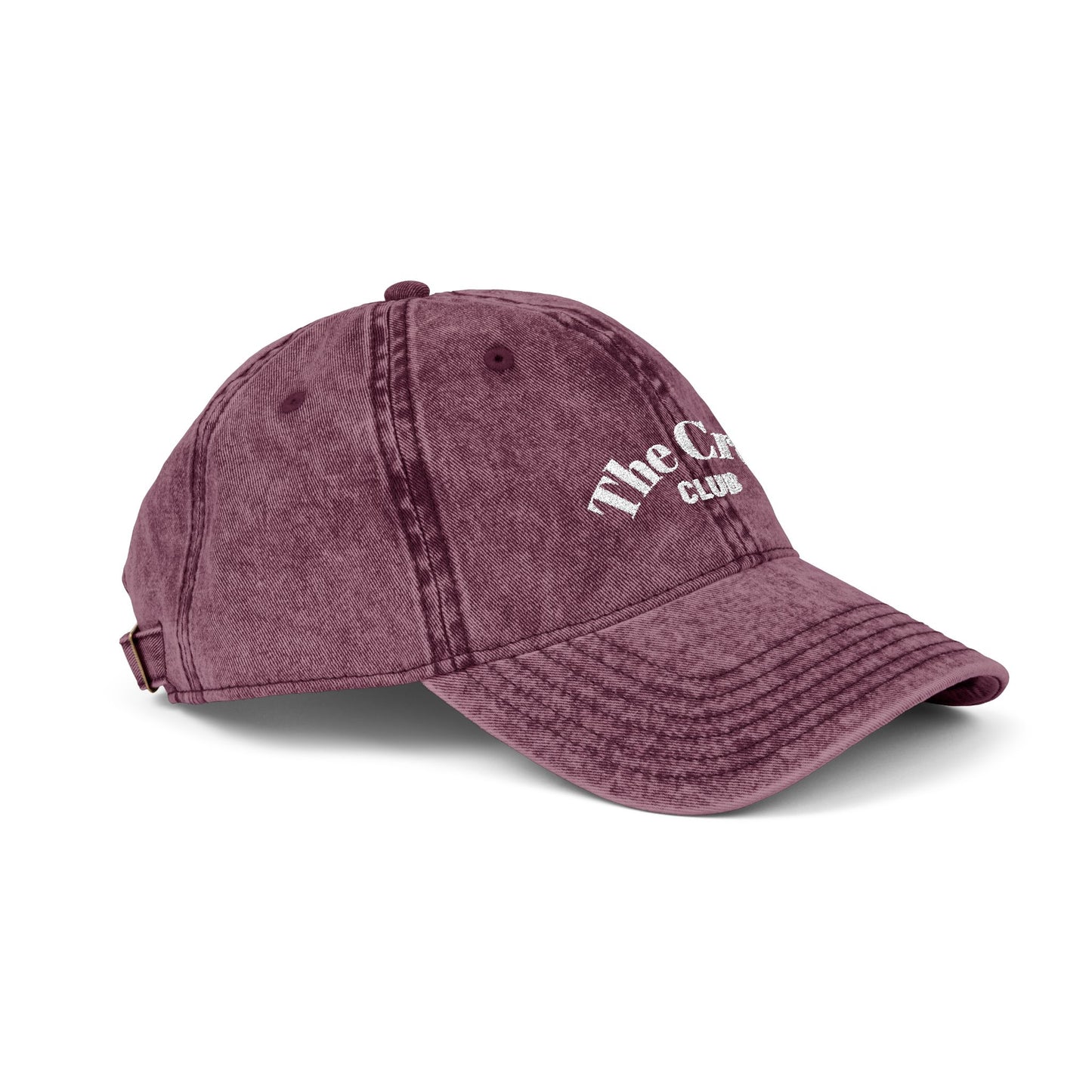Vintage Embroidered Cap | The Crew Club