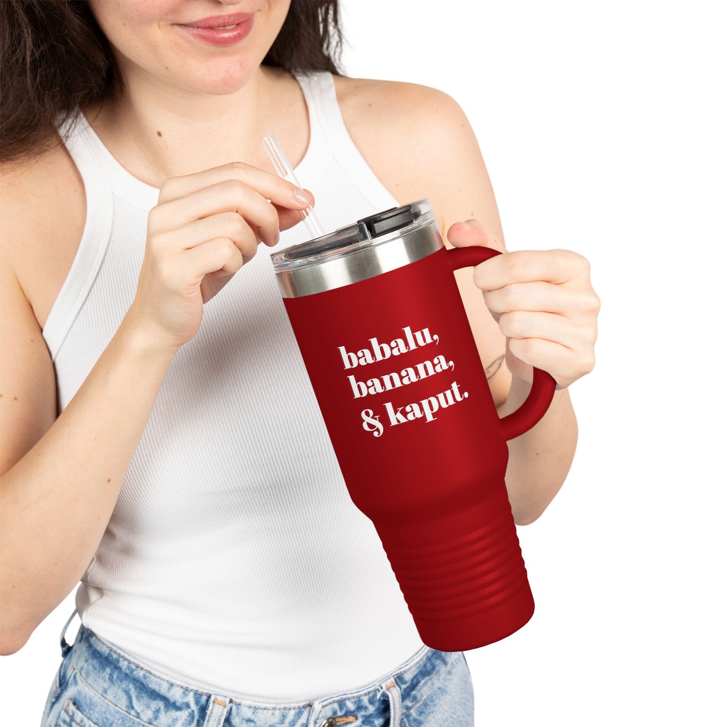 Crew Jargon insulated Travel Mug