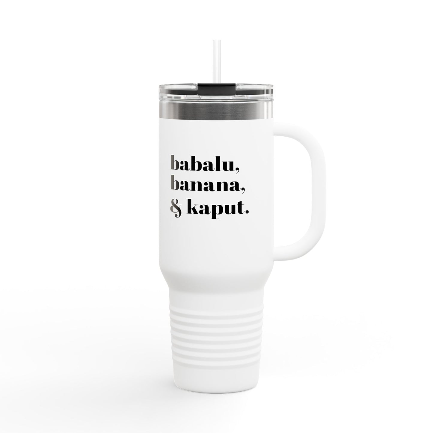 Crew Jargon insulated Travel Mug