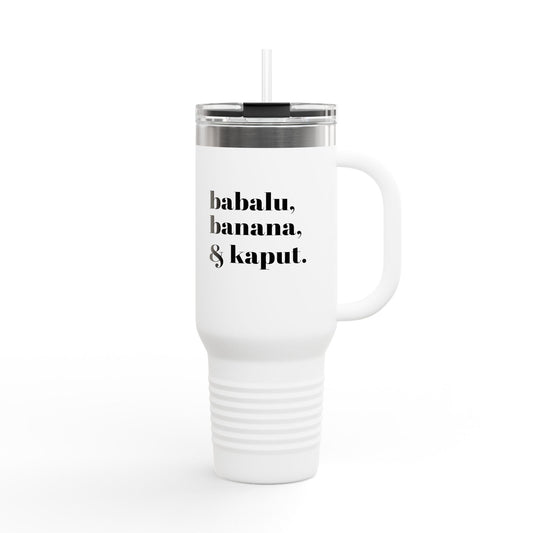 Crew Jargon insulated Travel Mug