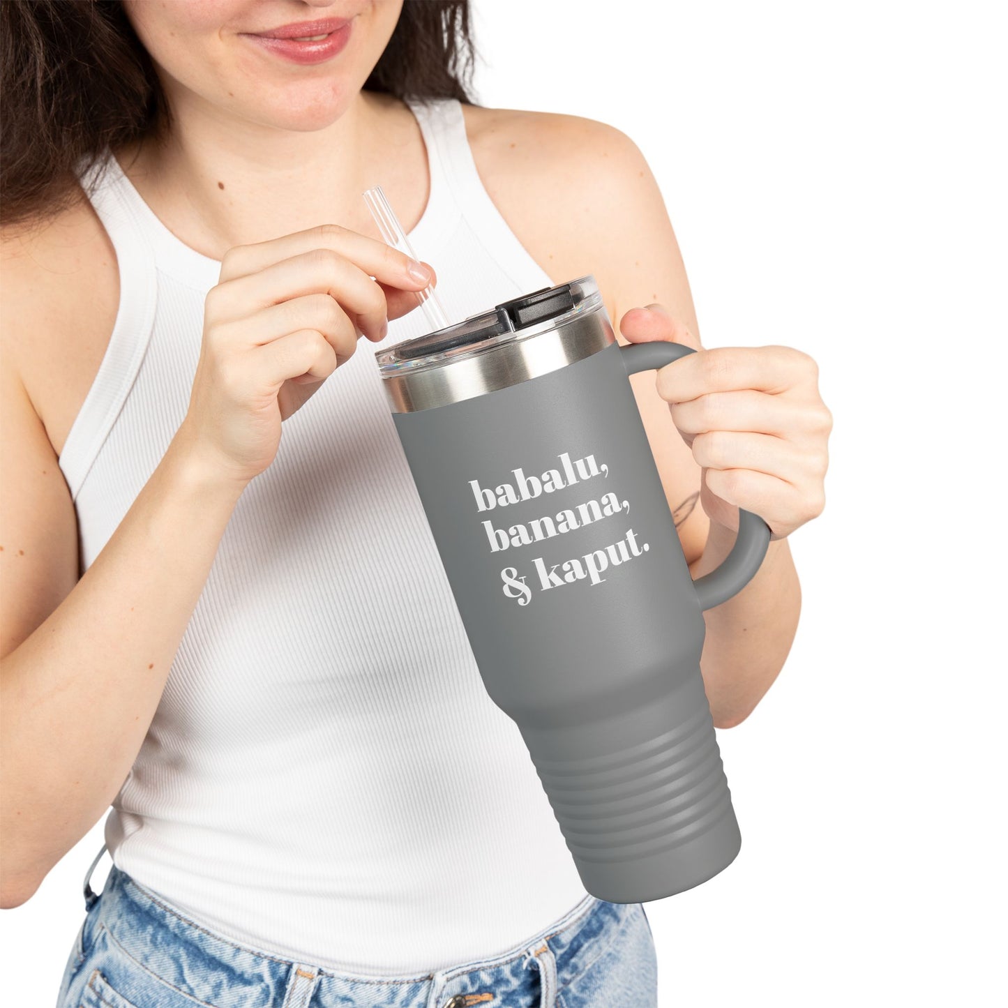 Crew Jargon insulated Travel Mug