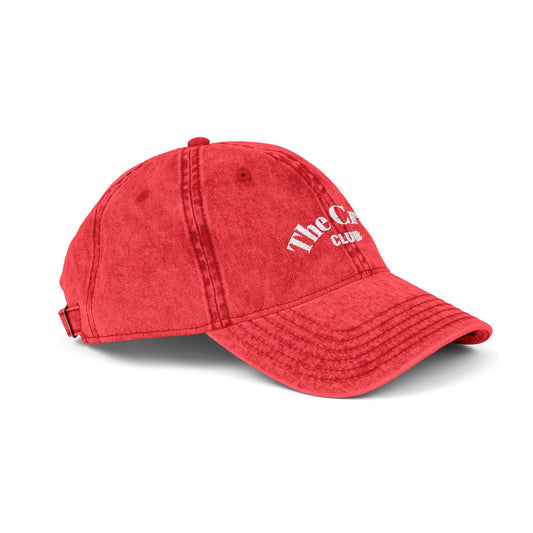 Vintage Embroidered Cap | The Crew Club