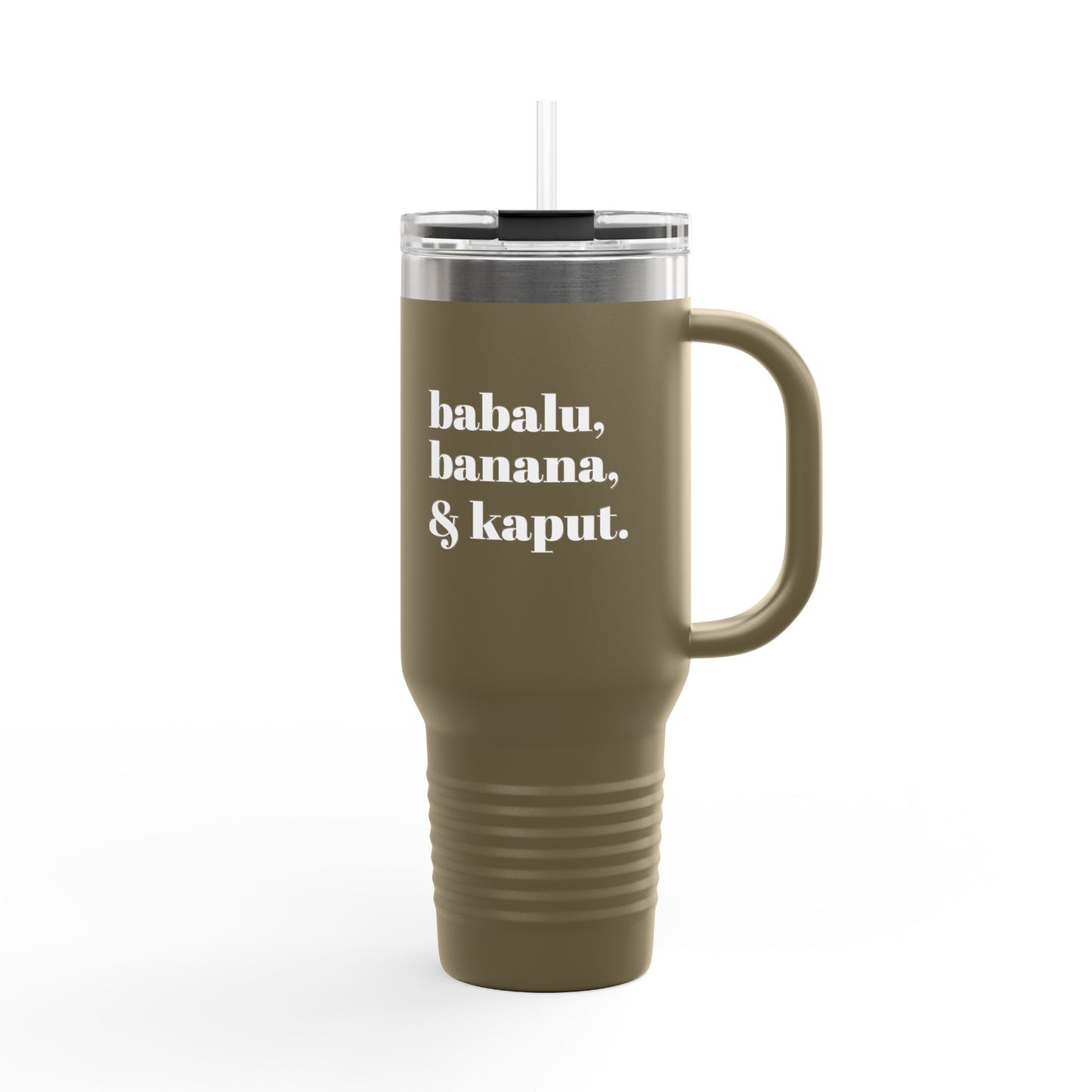Crew Jargon insulated Travel Mug