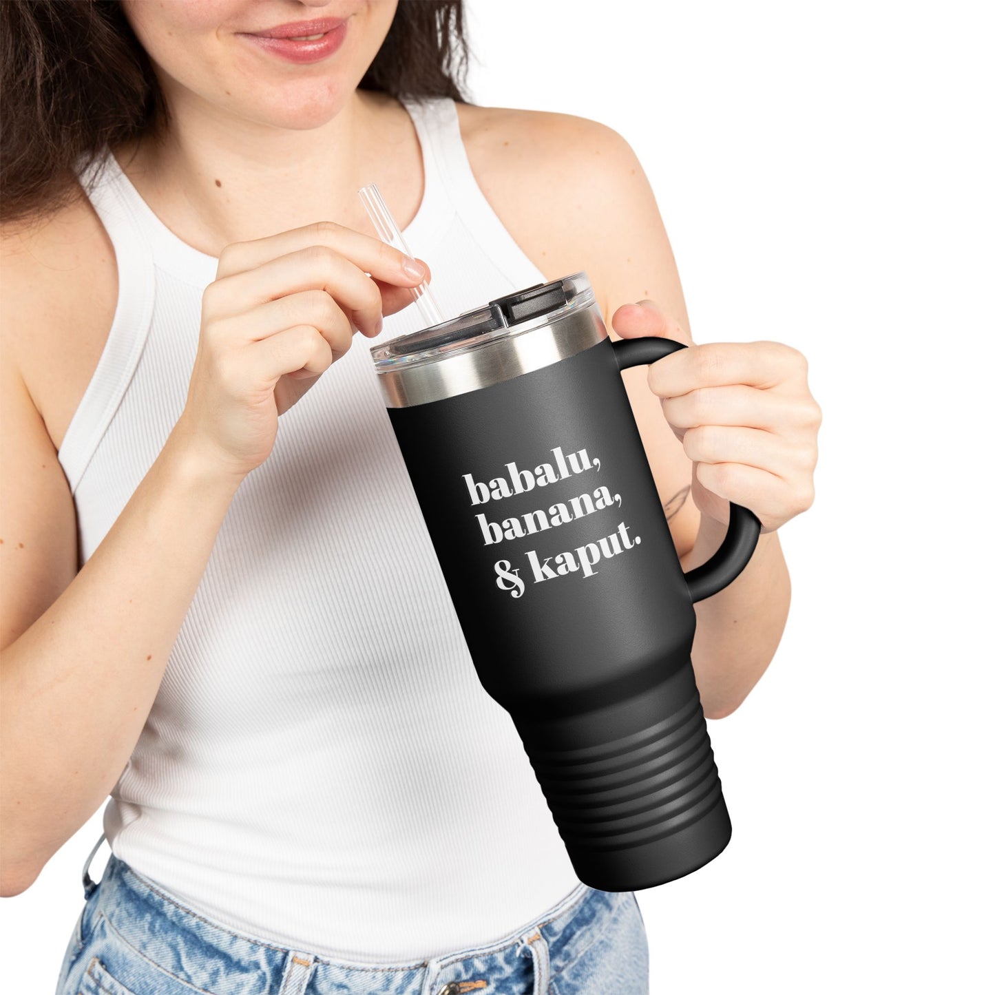 Crew Jargon insulated Travel Mug