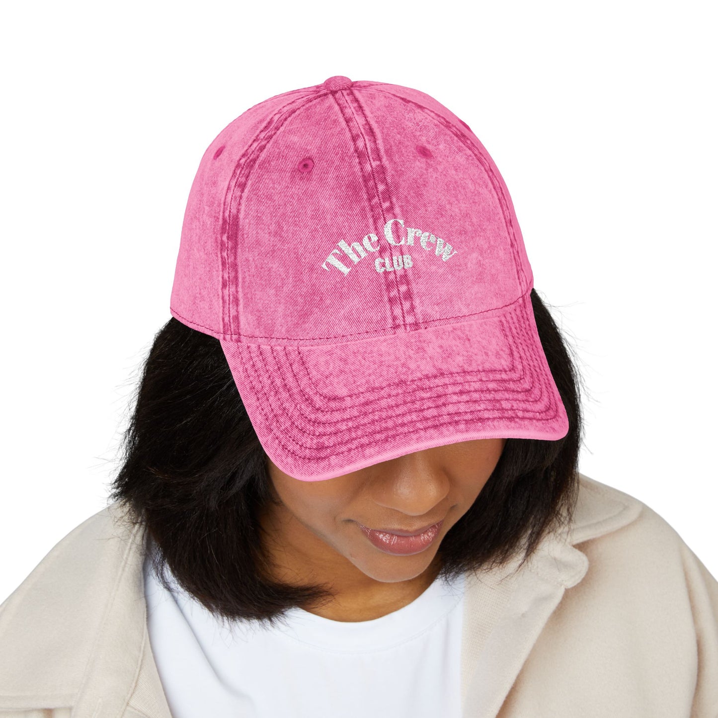 Vintage Embroidered Cap | The Crew Club