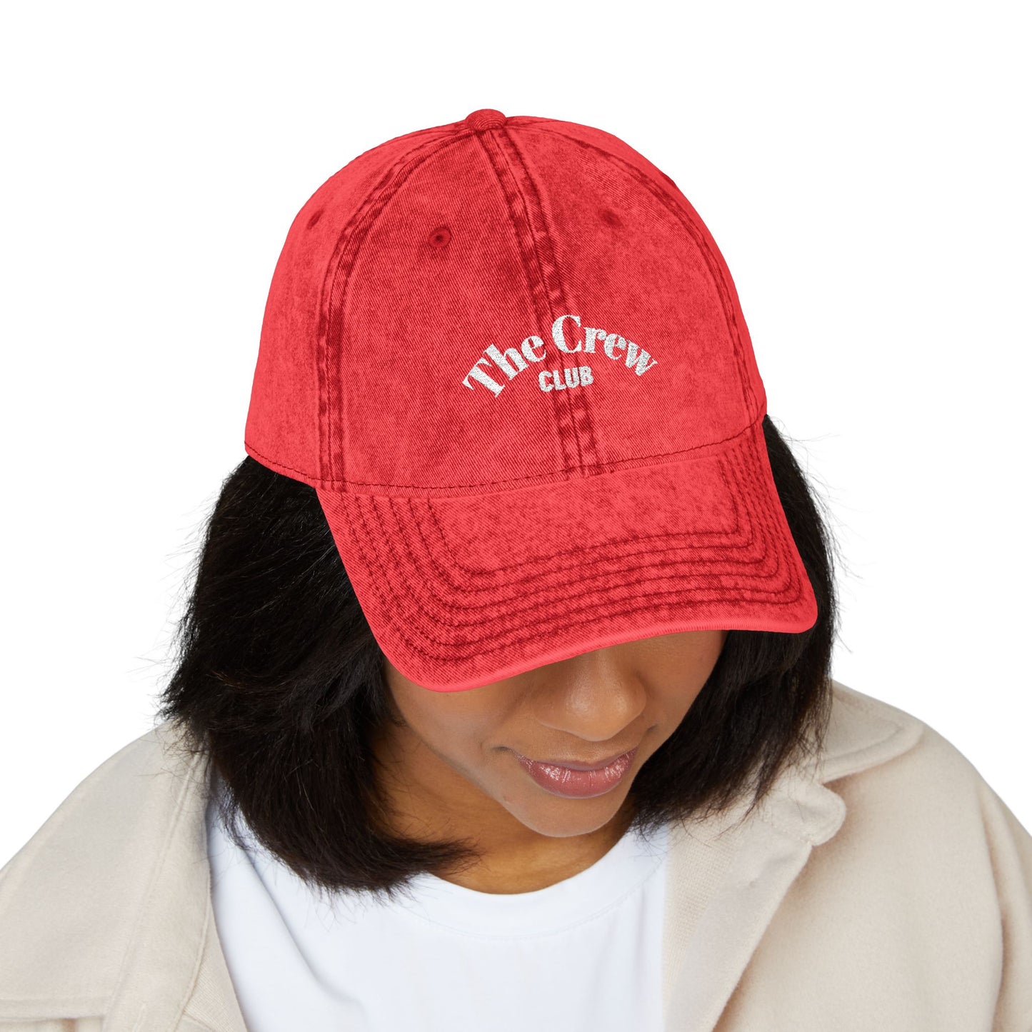 Vintage Embroidered Cap | The Crew Club