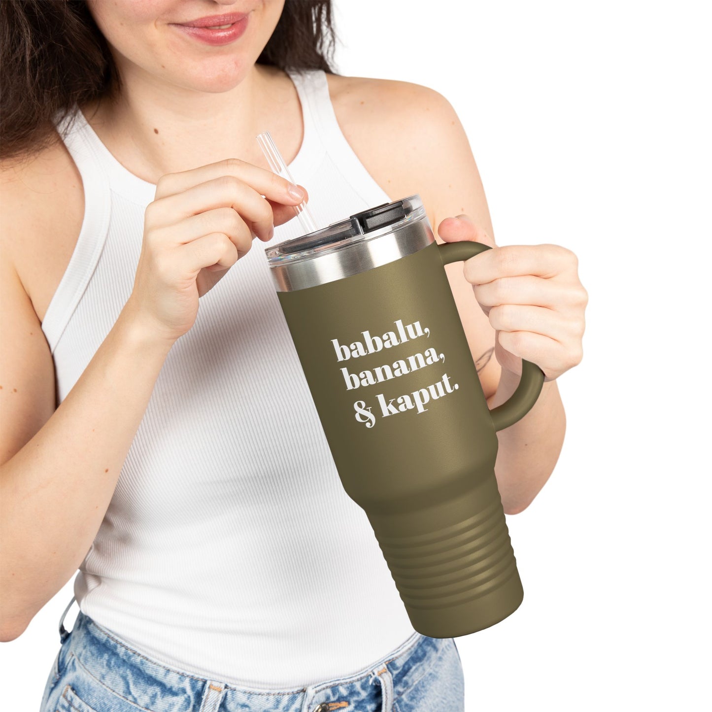 Crew Jargon insulated Travel Mug